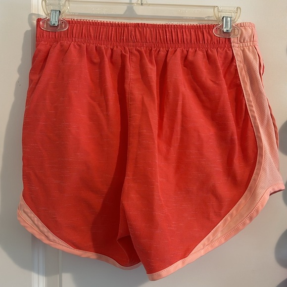 Nike Dri fit tempo shorts.  Peachy color.  Size Small - Picture 2 of 3